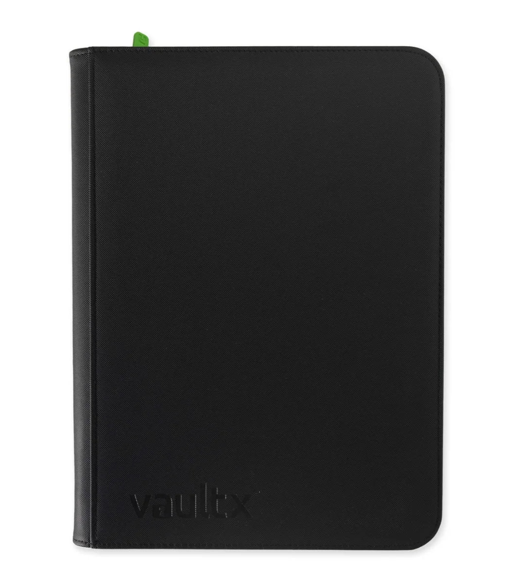Vault X 9-Pocket Exo-Tec Zip Binder - Black