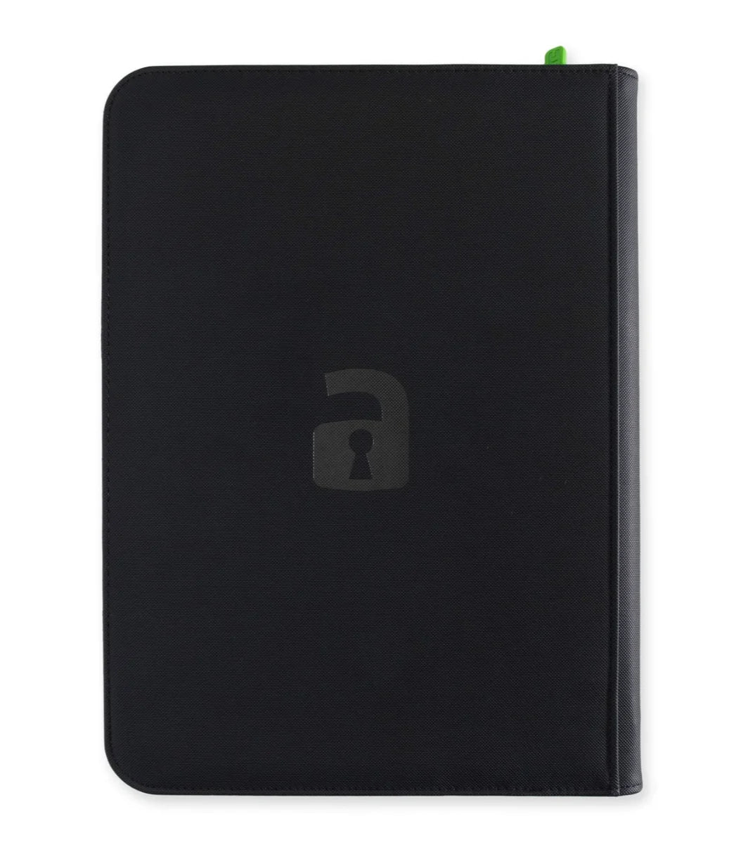 Vault X 9-Pocket Exo-Tec Zip Binder - Black