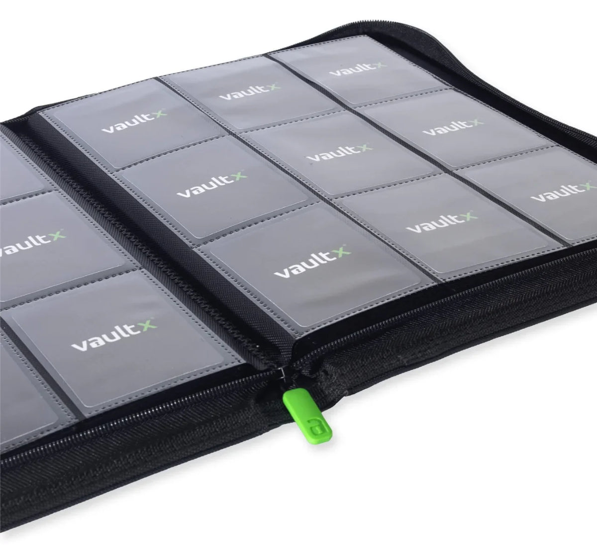 Vault X 9-Pocket Exo-Tec Zip Binder - Black