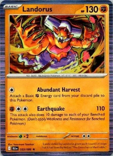 Landorus 053/086 · Holofoil (Black Bolt)
