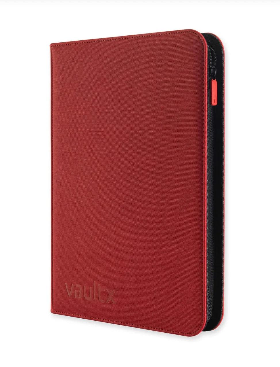 Vault X 9-Pocket Exo-Tec Zip Binder - Fire Red