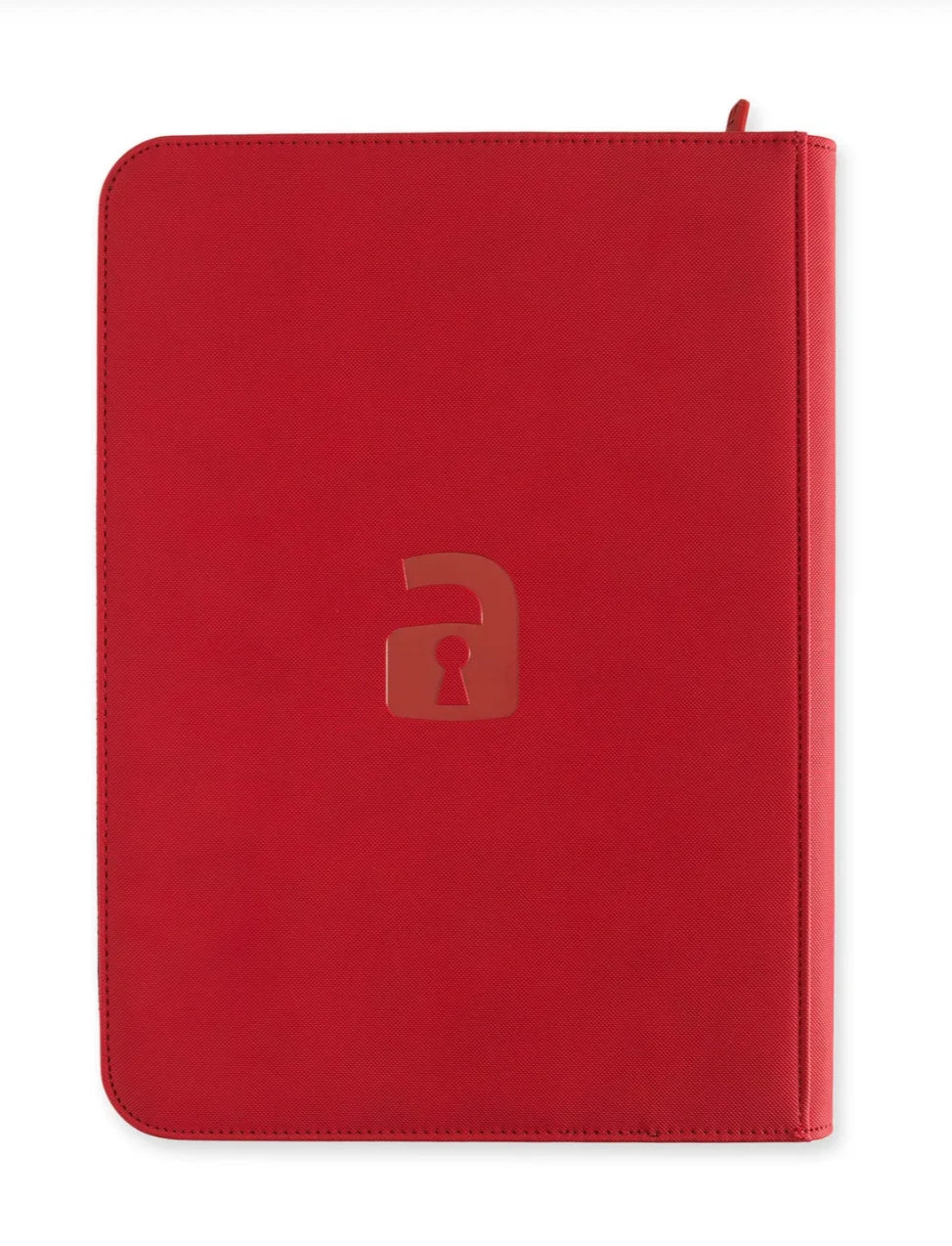 Vault X 9-Pocket Exo-Tec Zip Binder - Fire Red