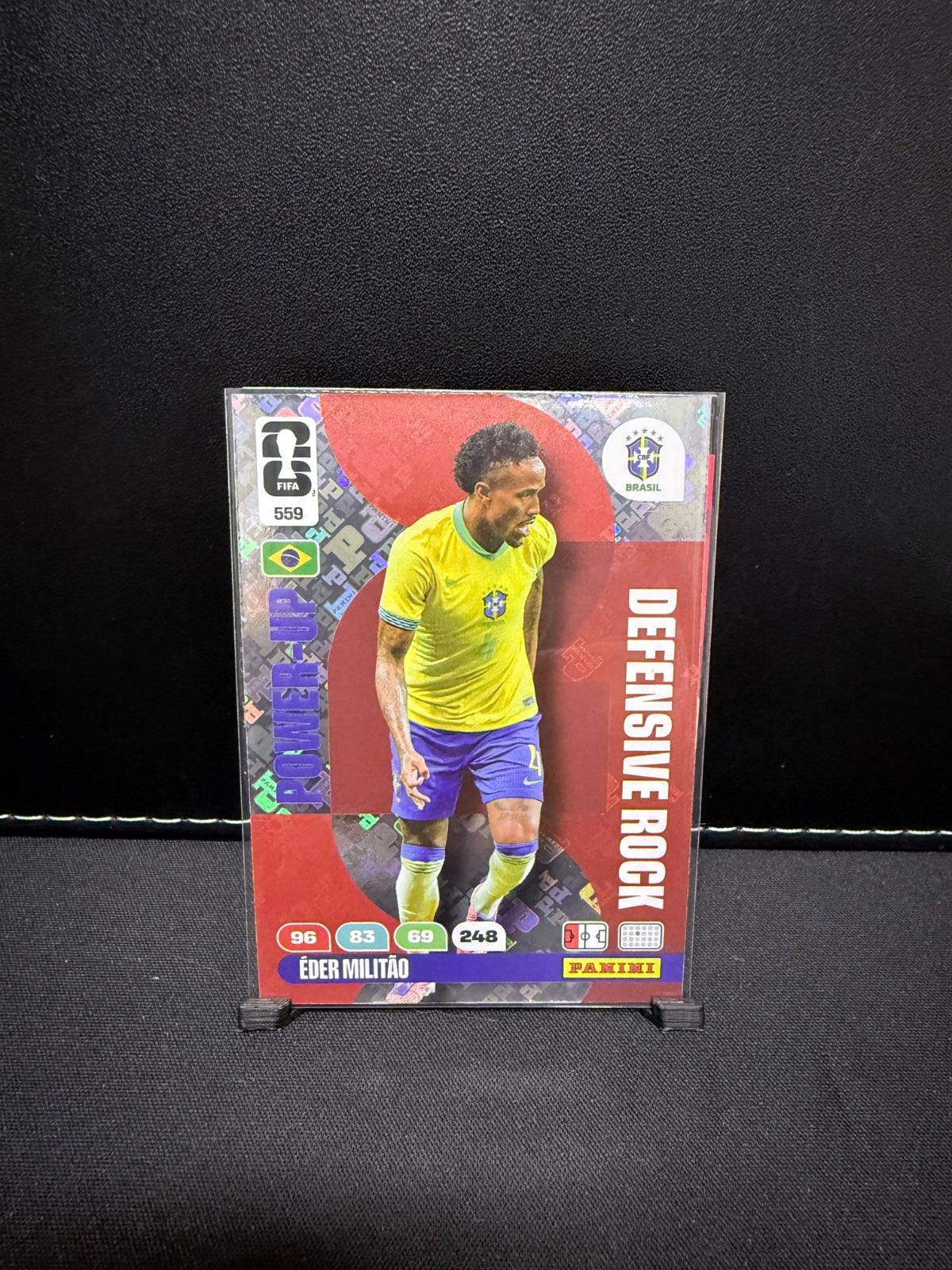 Adrenalyn XL World Cup 2026 #559 Eder Militao Brazil – Defensive Rocks