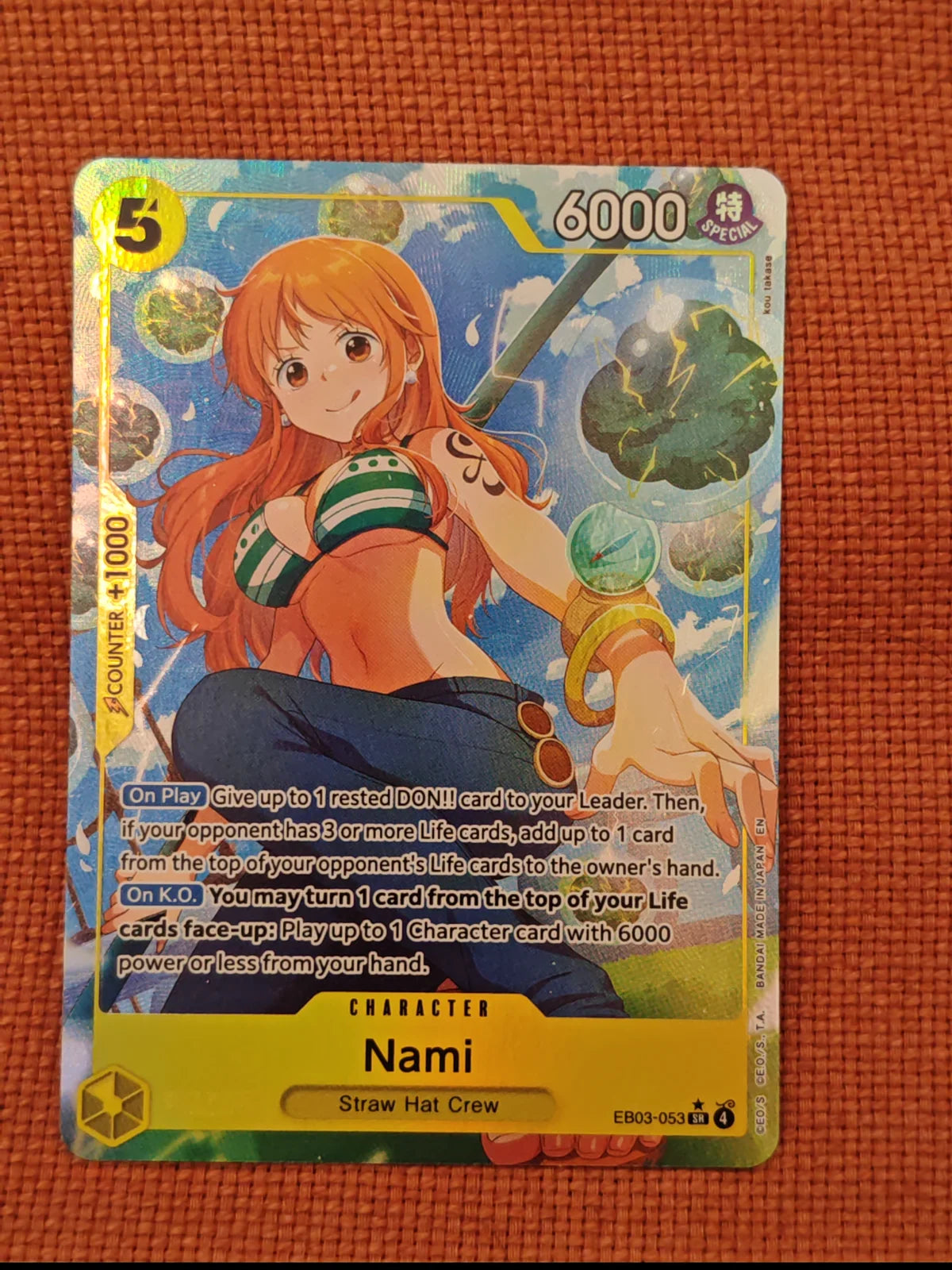 Nami (053) (Alternate Art) EB03-053 (Extra Booster: One Piece Heroine's Edition)
