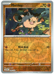 Mankey 090/182 · Reverse Holofoil (Destined Rivals)