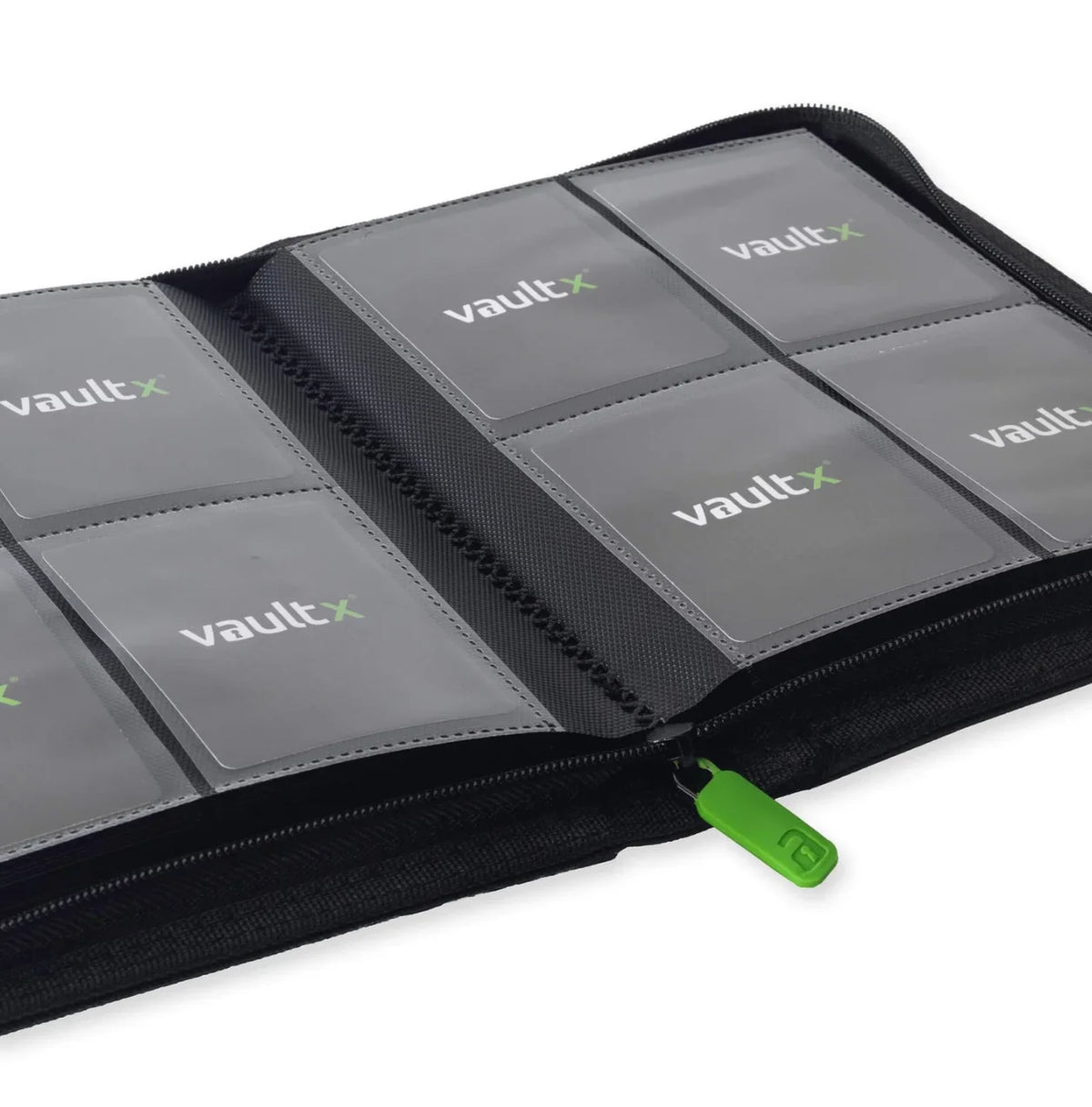 Vault X 4-Pocket Exo-Tec Zip Binder - Black
