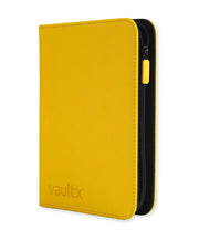 Vault X 4-Pocket Exo-Tec Zip Binder - Sunrise Yellow