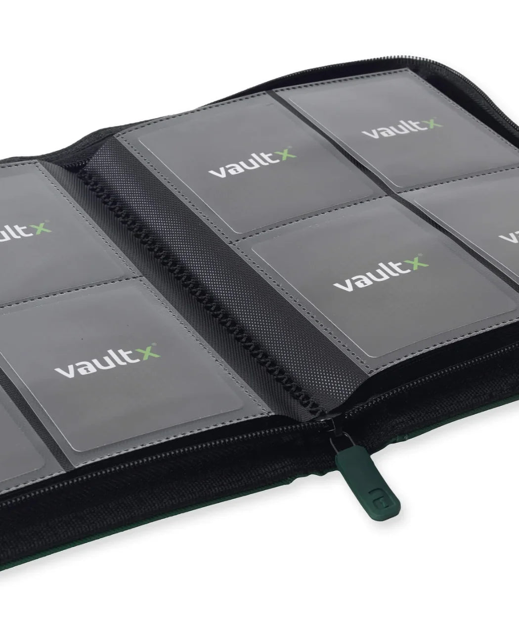 Vault X 4-Pocket Exo-Tec Zip Binder - Forest Green