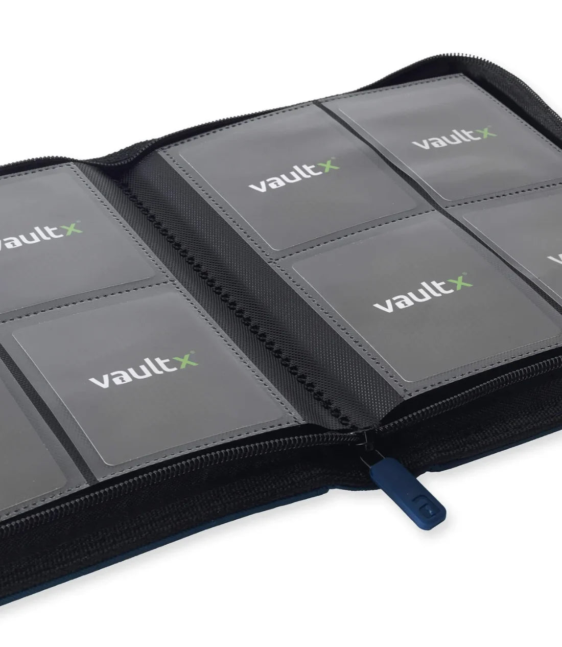 Vault X 4-Pocket Exo-Tec Zip Binder - Royal Blue