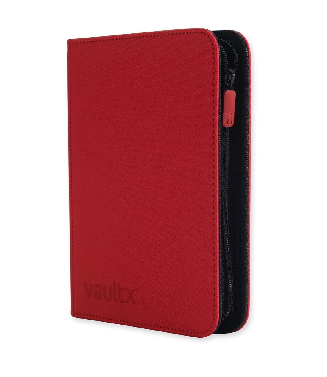 Vault X 4-Pocket Exo-Tec Zip Binder - Fire Red