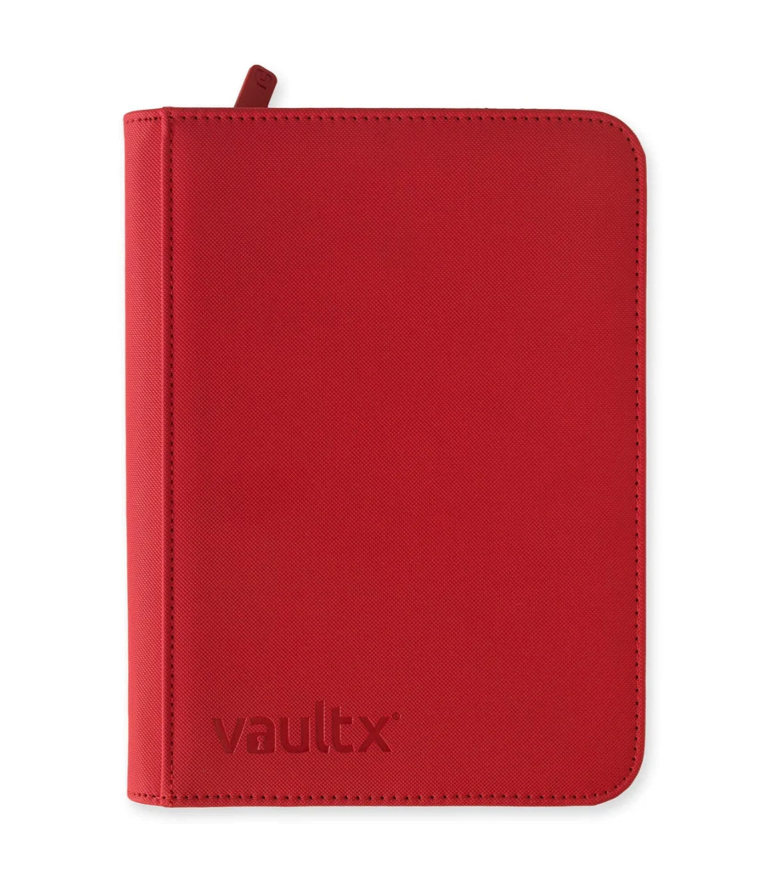 Vault X 4-Pocket Exo-Tec Zip Binder - Fire Red