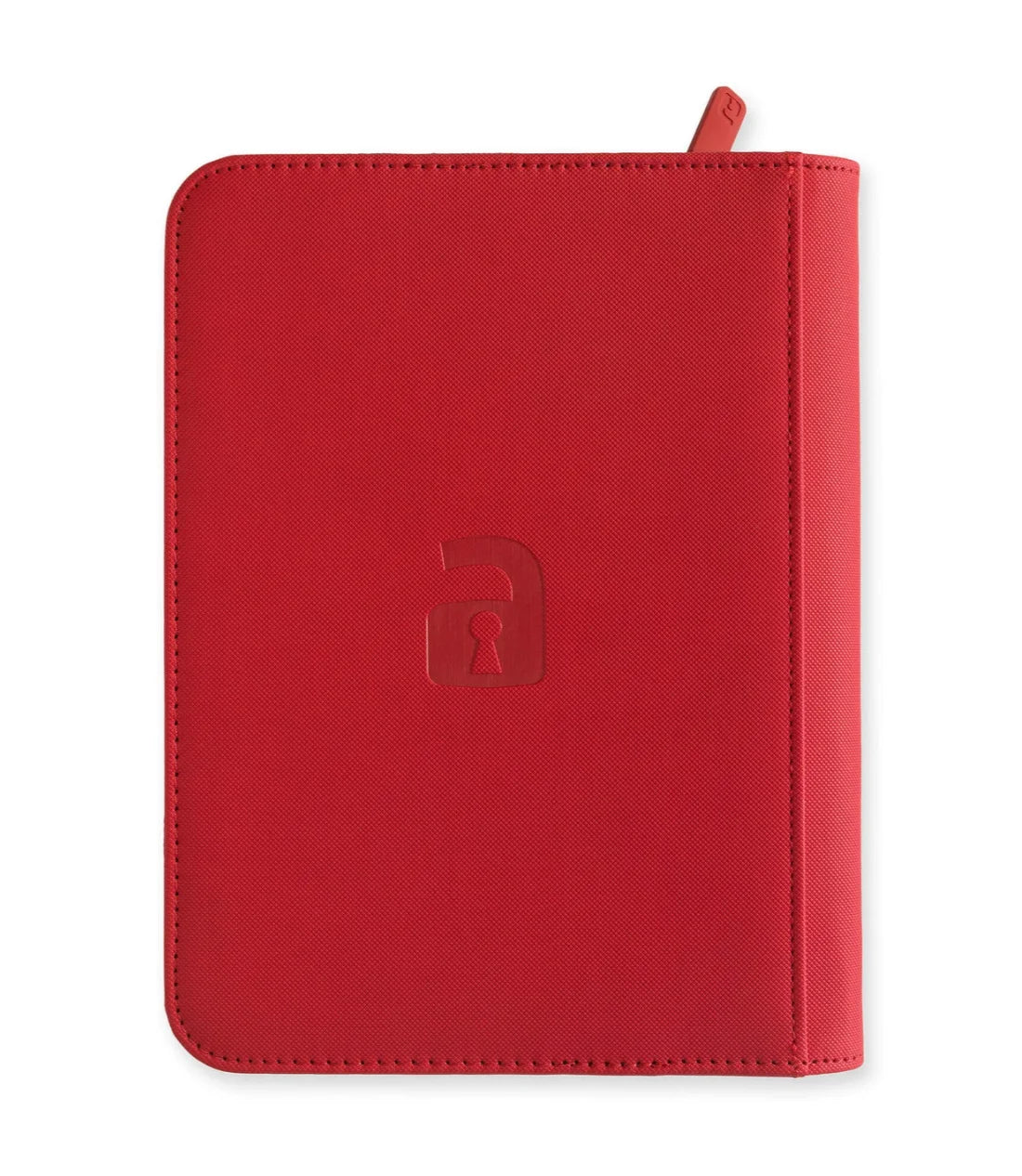 Vault X 4-Pocket Exo-Tec Zip Binder - Fire Red