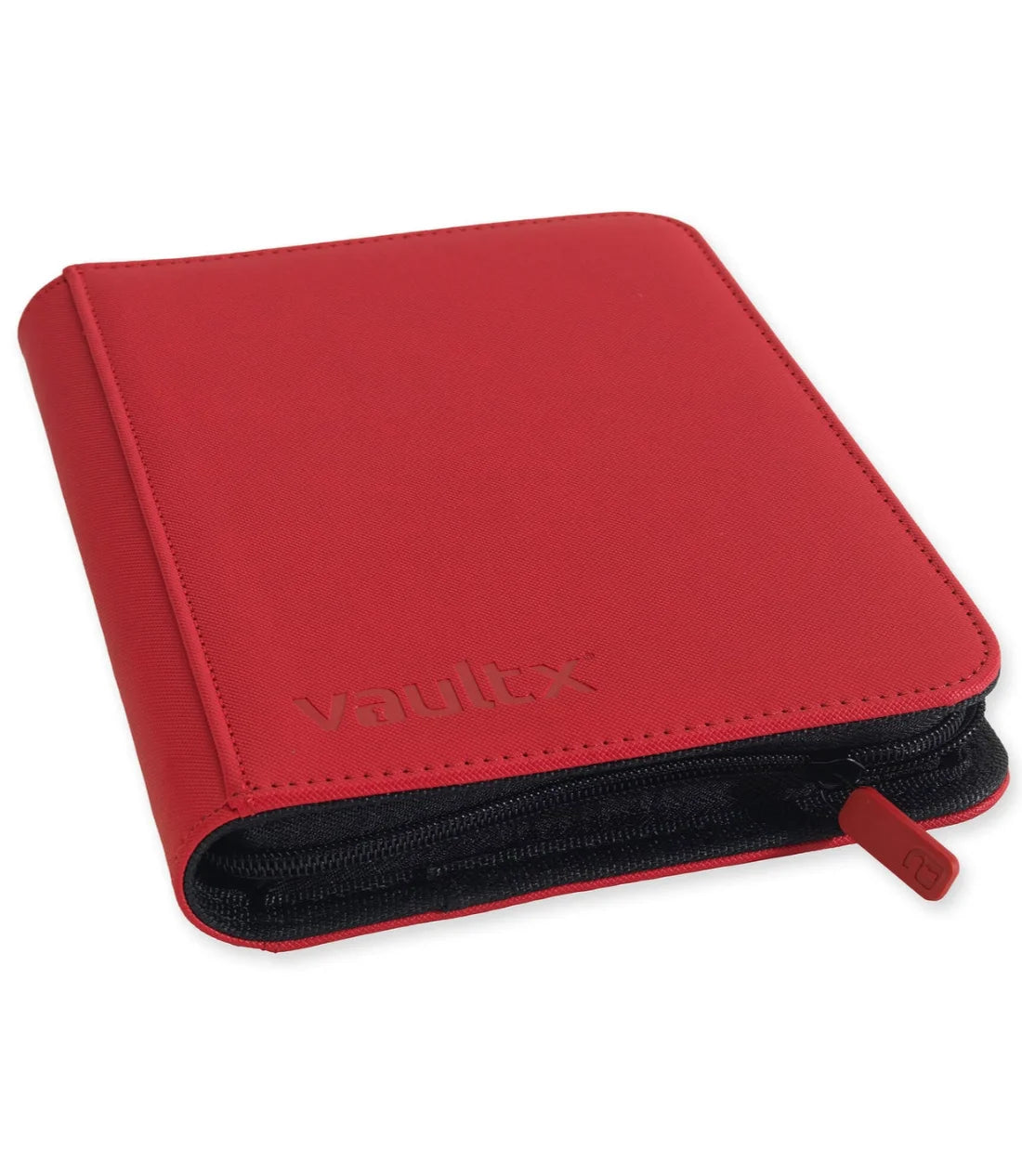 Vault X 4-Pocket Exo-Tec Zip Binder - Fire Red