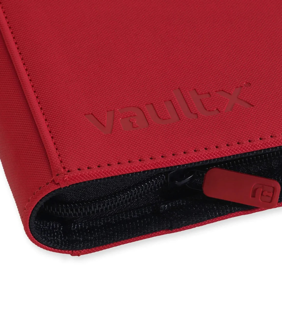 Vault X 4-Pocket Exo-Tec Zip Binder - Fire Red