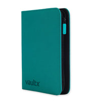 Vault X 4-Pocket Exo-Tec Zip Binder - Ocean Blue
