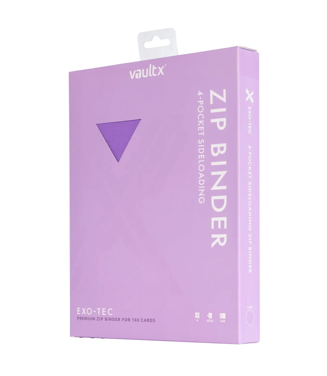 Vault X 4-Pocket Exo-Tec Zip Binder - Just Purple