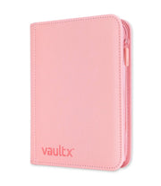 Vault X 4-Pocket Exo-Tec Zip Binder - Just Pink