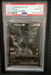 Zekrom ex 172/086 (Black Bolt) — PSA 10