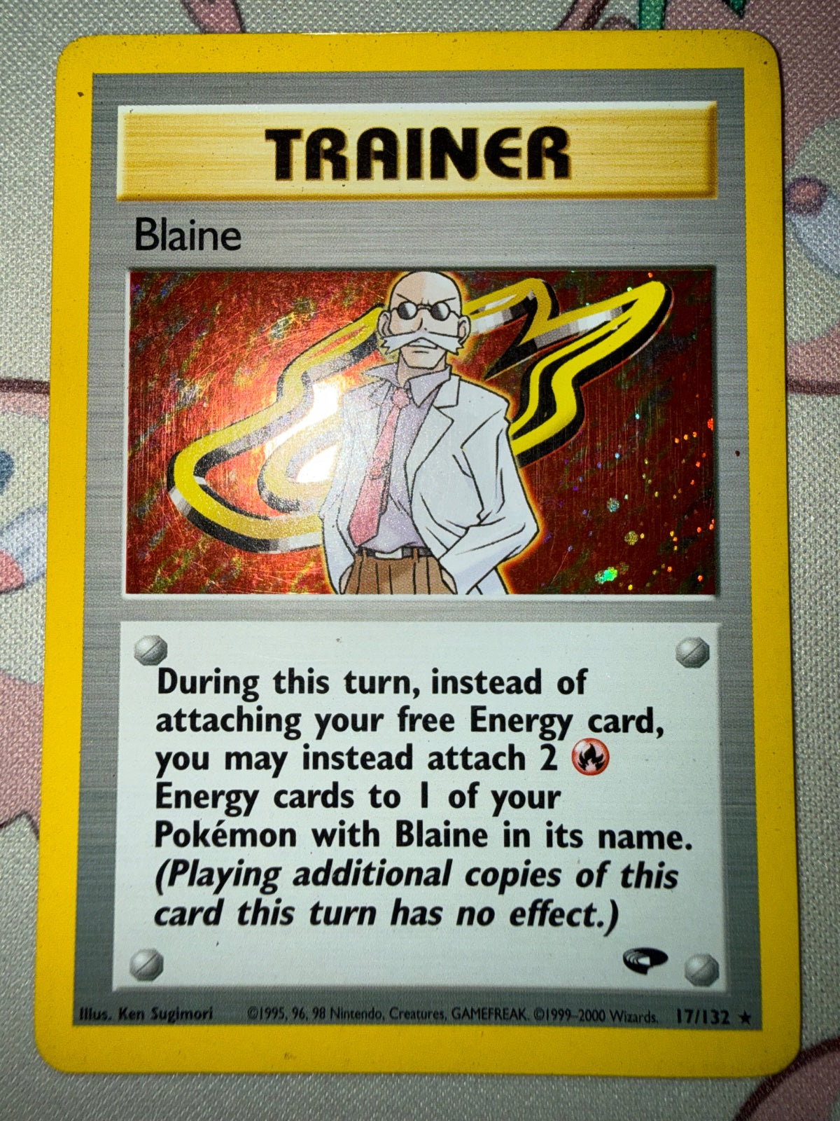 Blaine (17) · Unlimited Holofoil (Gym Challenge)