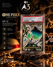 Demon Aura Nine Sword Style Asura Blades Drawn Dead Man's Game (Alternate Art) OP12-037 (Legacy of the Master) — PSA 10