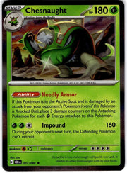 Chesnaught 007/086 · Holofoil (Chaos Rising)