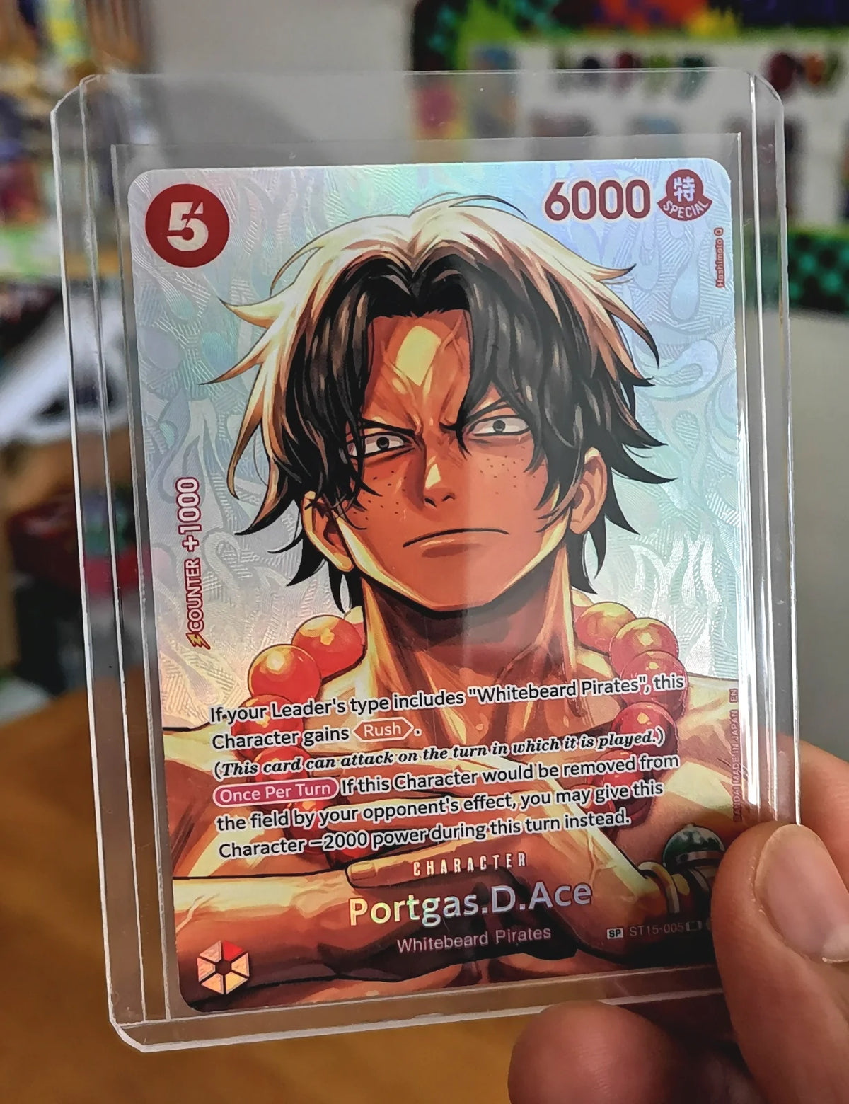 Portgas.D.Ace (SP) ST15-005 (The Time of Battle)
