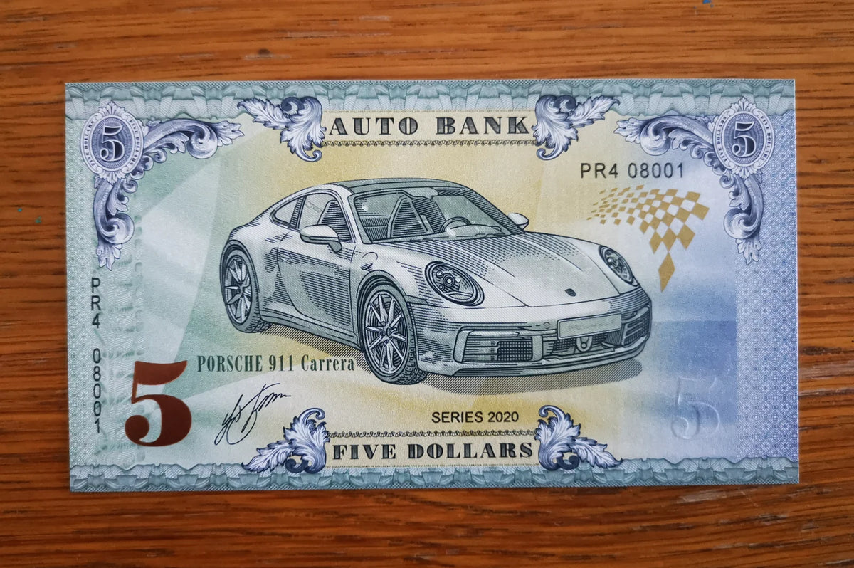 Porsche 911 Carrera Fantasy Note