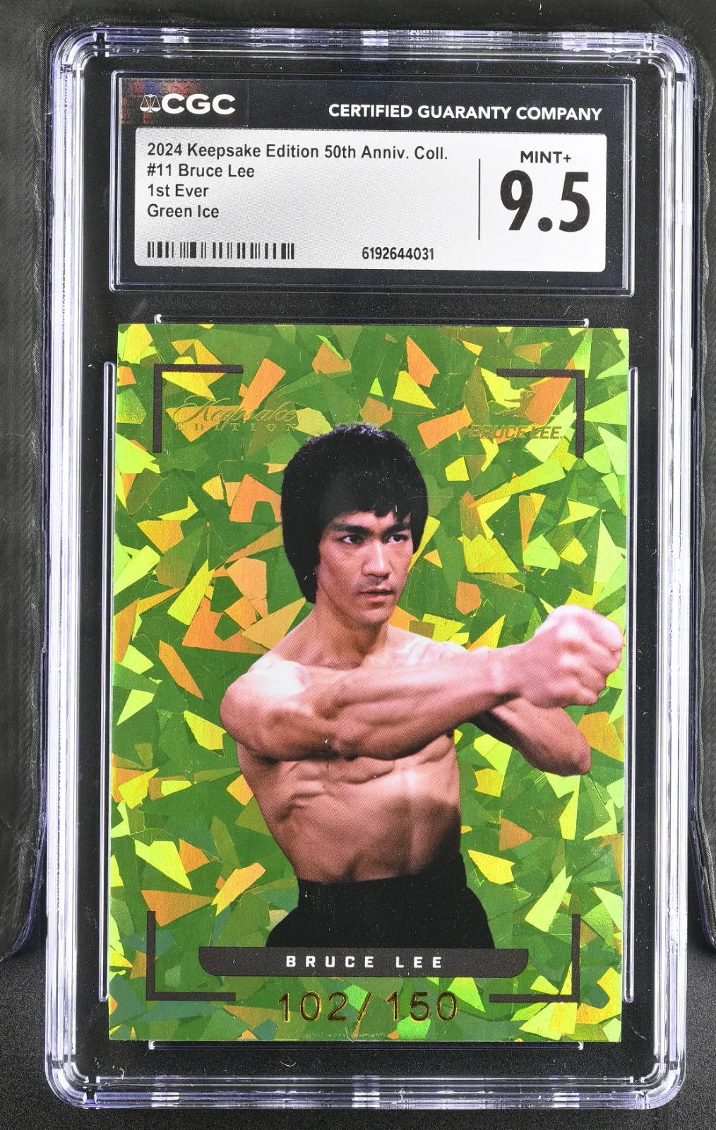 Bruce Lee - 2024 Keepsake Edition 50th Anniversary Collection, #11 “1st Ever” Green Ice, numbered 102/150 CGC9.5 Top Pop