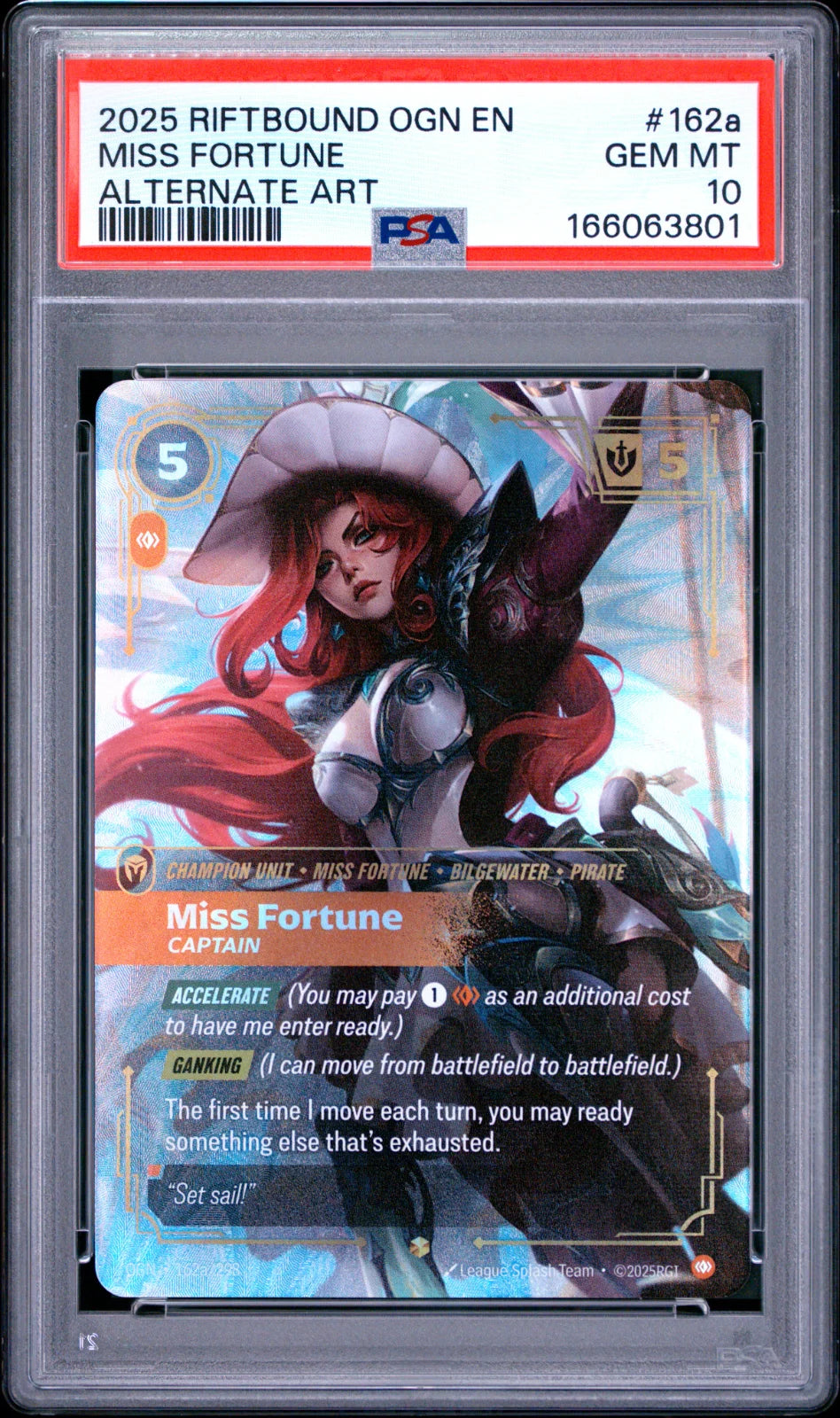 Miss Fortune - Captain (Alternate Art) 162a/298 (Origins)