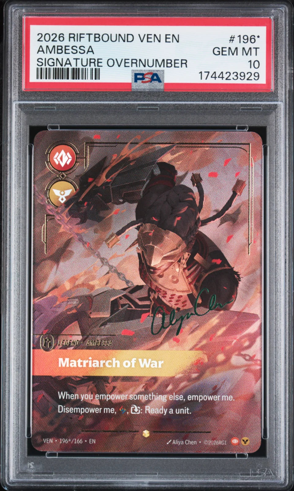 Ambessa - Matriarch of War (Signature) 196*/166 (Vendetta)