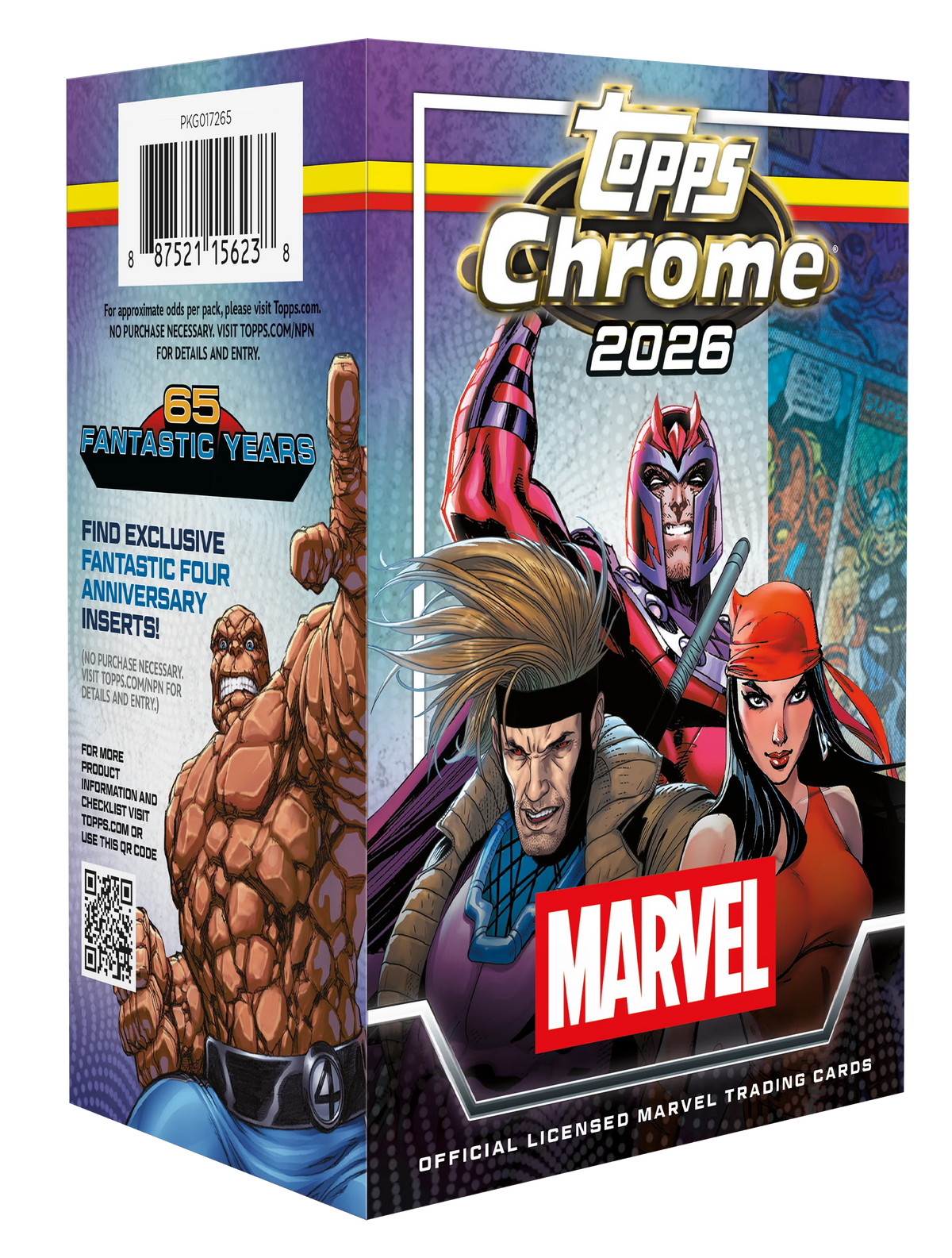 Marvel topps chrome (value box)