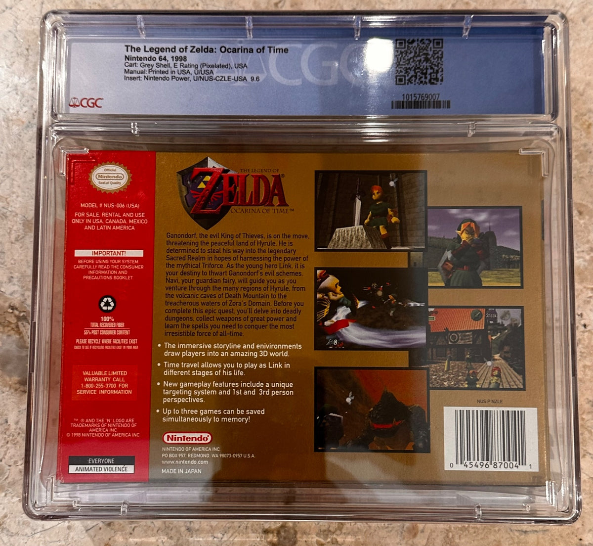 The Legend of Zelda: Ocarina of Time Nintendo 64