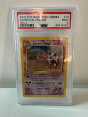 Sabrina's Gengar 14 · Unlimited Holofoil (Gym Heroes) — PSA 9