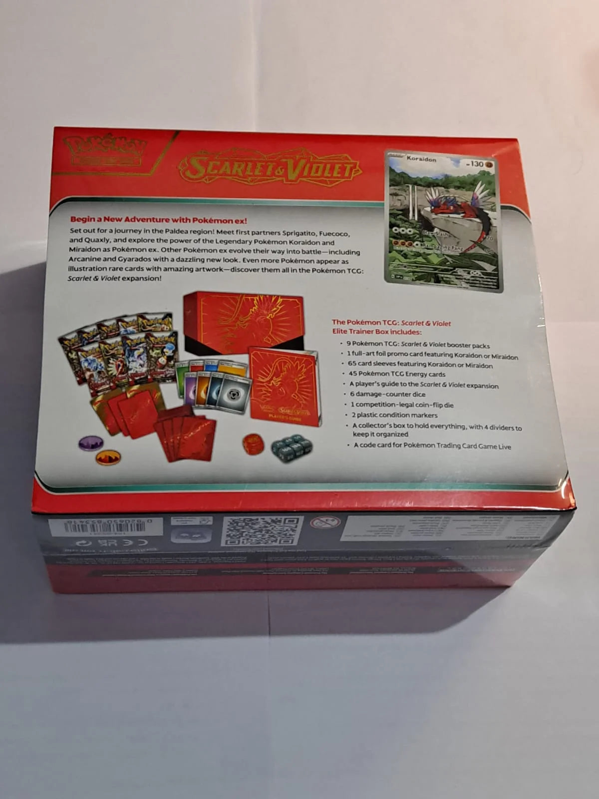 Scarlet & Violet Elite Trainer Box [Koraidon] (Scarlet & Violet Base Set)