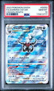 Darkrai VSTAR GG50/GG70 (Crown Zenith: Galarian Gallery) — PSA 10