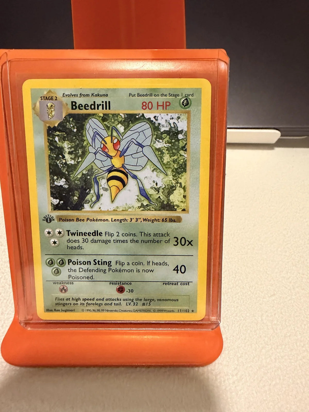 Beedrill 17 · Base Set - 1st Edition Vintage