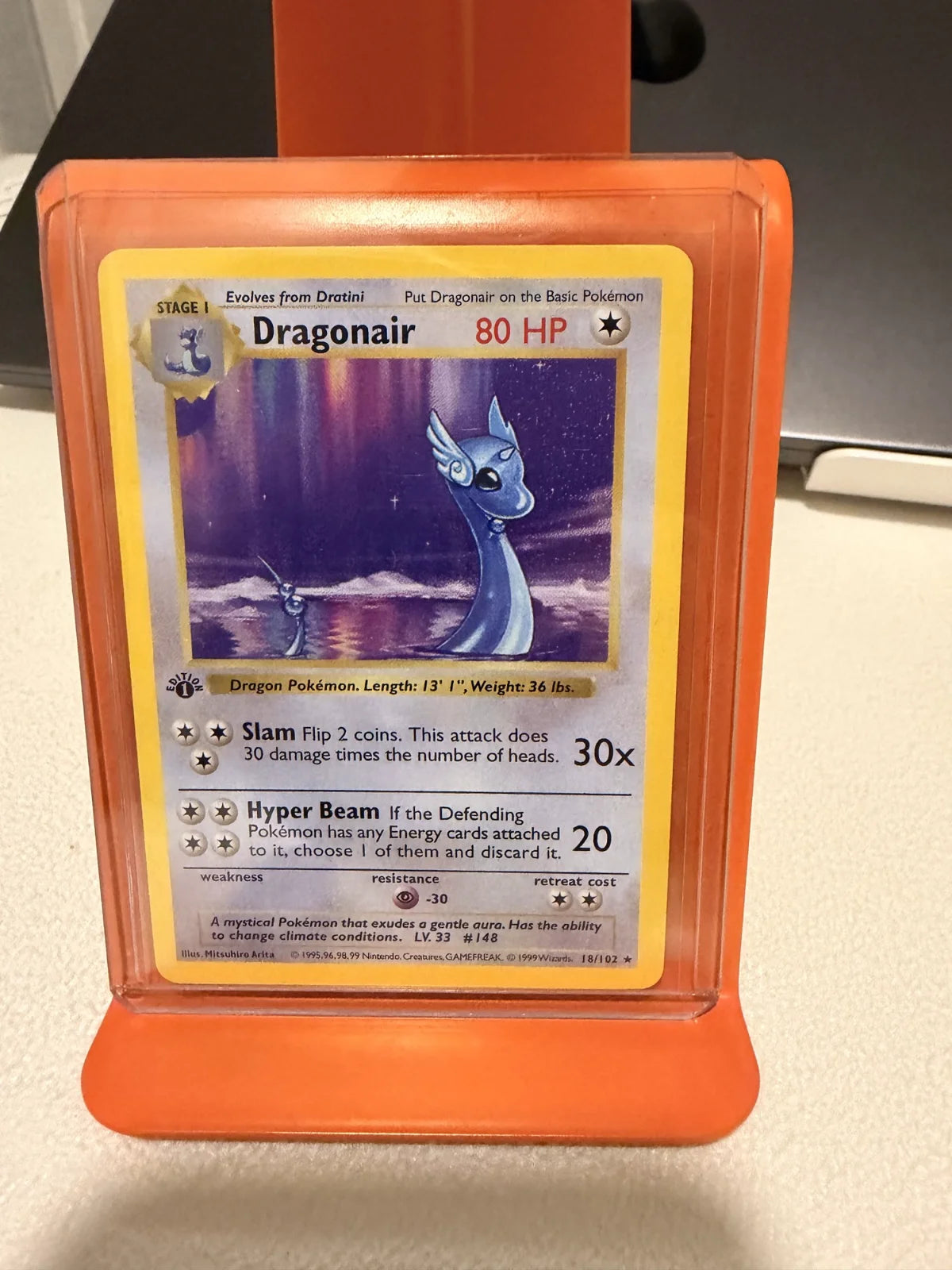 Dragonair 18 · Base Set - 1st Edition Vintage