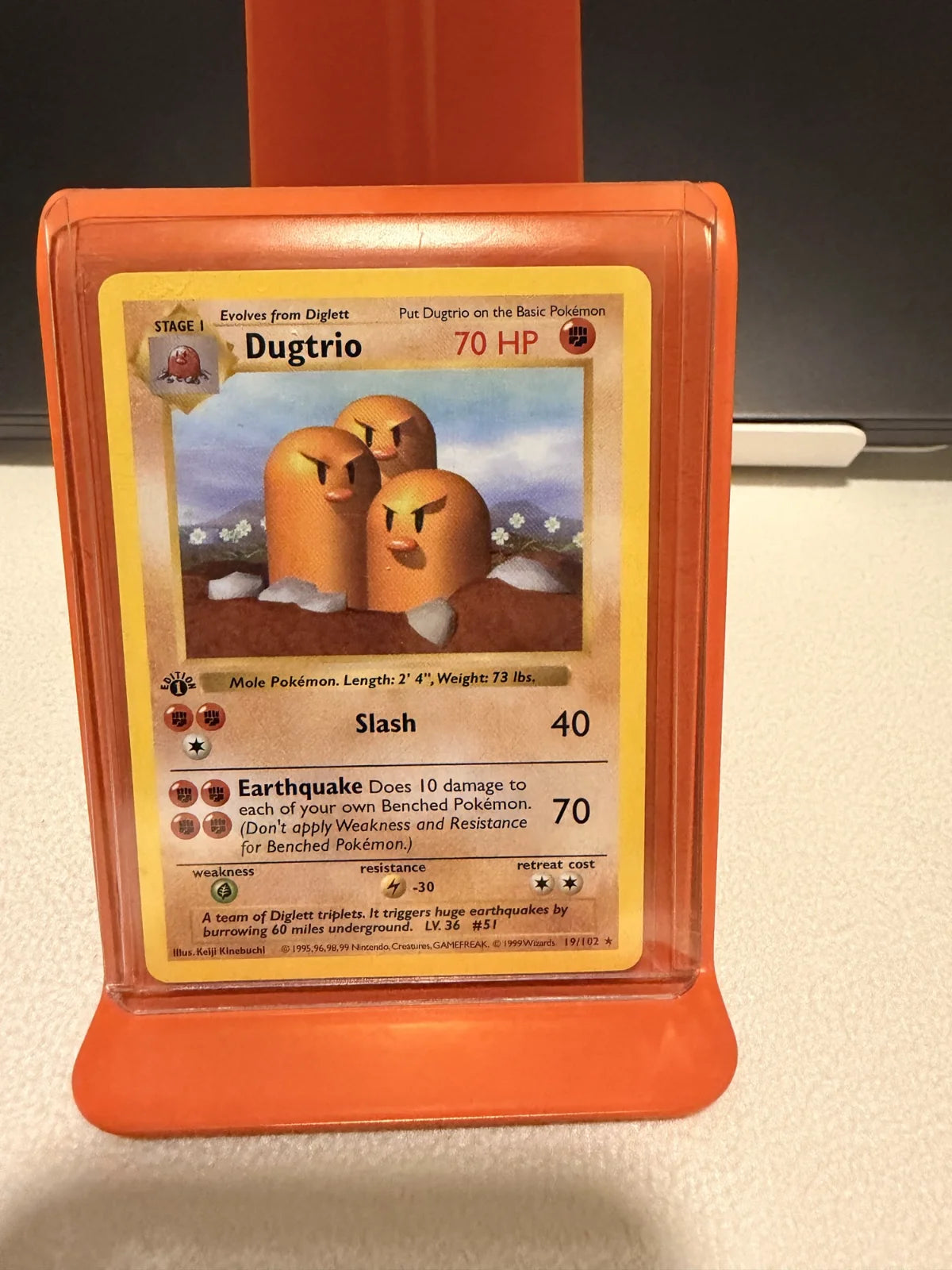 Dugtrio 19 · Base Set - 1st Edition Vintage