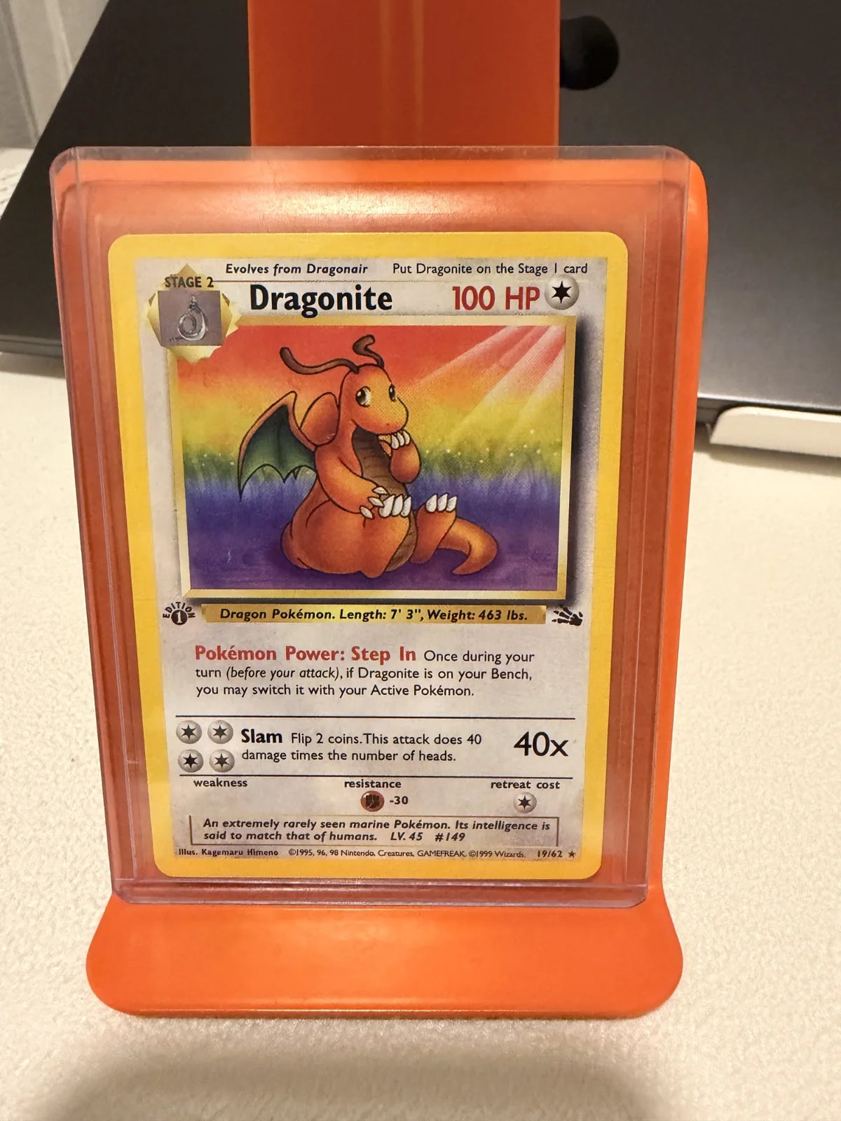Dragonite 19 · Fossil - 1st Edition Vintage