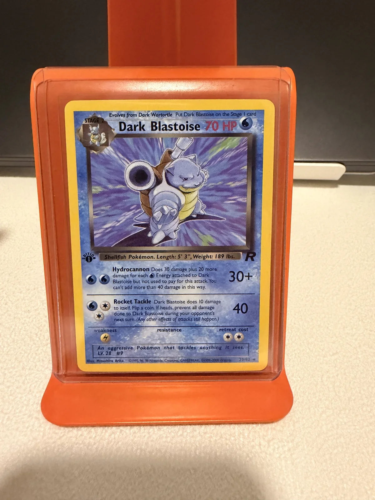 Dark Blastoise 20 · Team Rocket - 1st Edition Vintage