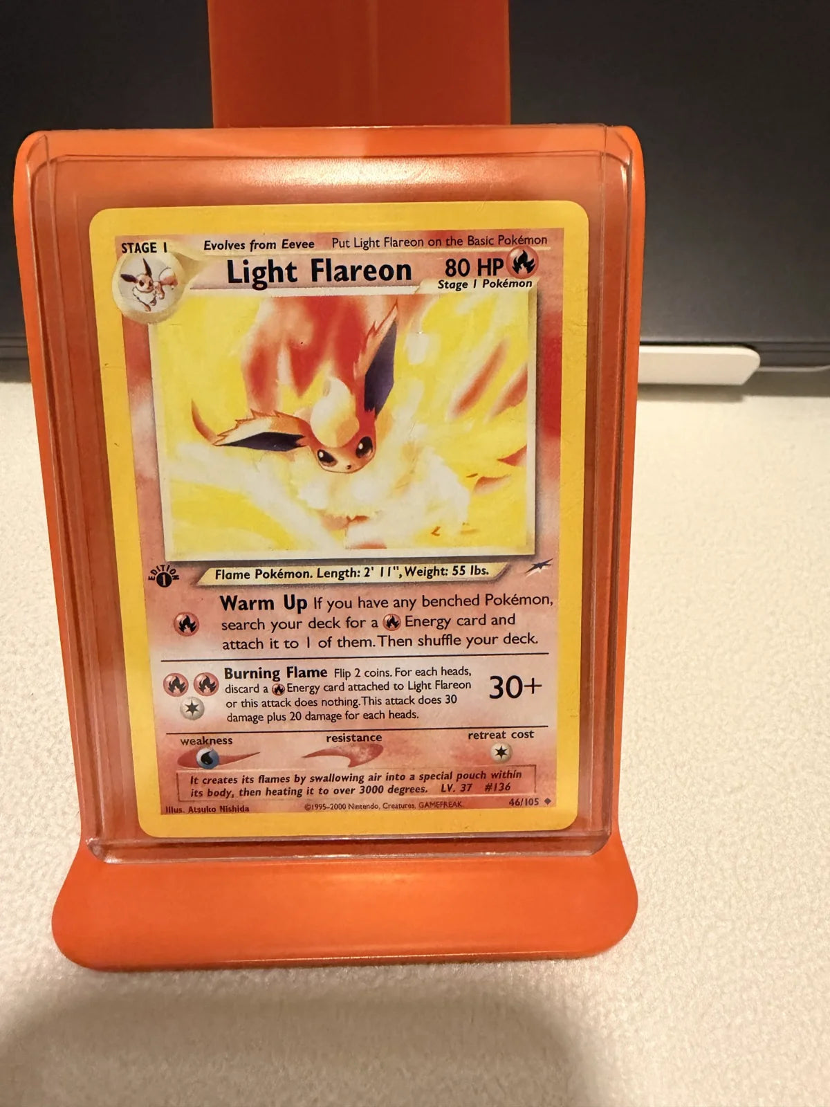 Light Flareon 46 · Neo Destiny - 1st Edition Vintage
