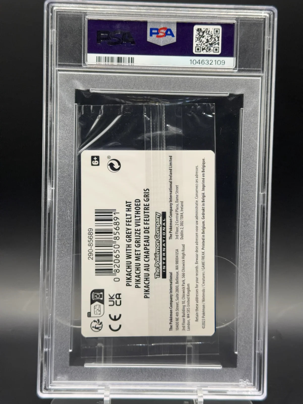 Pikachu with Grey Felt Hat 085 (Scarlet & Violet Promo) — PSA 10