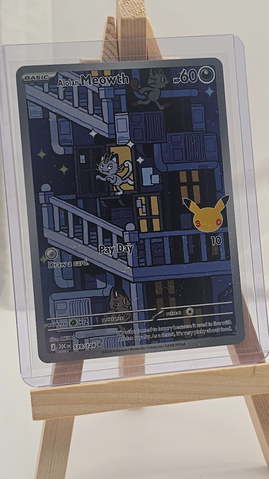POKEMON TCG Meowth - Cards Collection Bundle 3 Cards NM