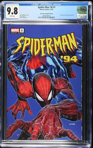 Spider man 94 #1 comics Cgc 9.8 New York comiccon