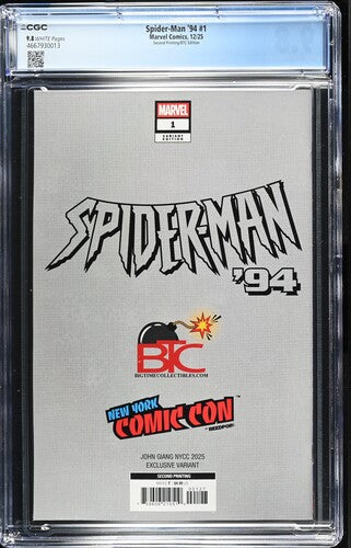 Spider man 94 #1 comics Cgc 9.8 New York comiccon