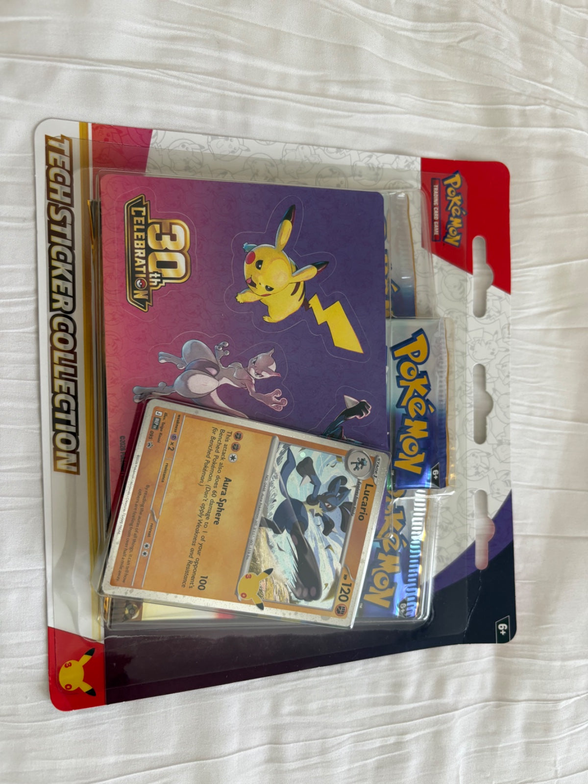 30th Celebration Tech Sticker Collection [Lucario] · Collection Box