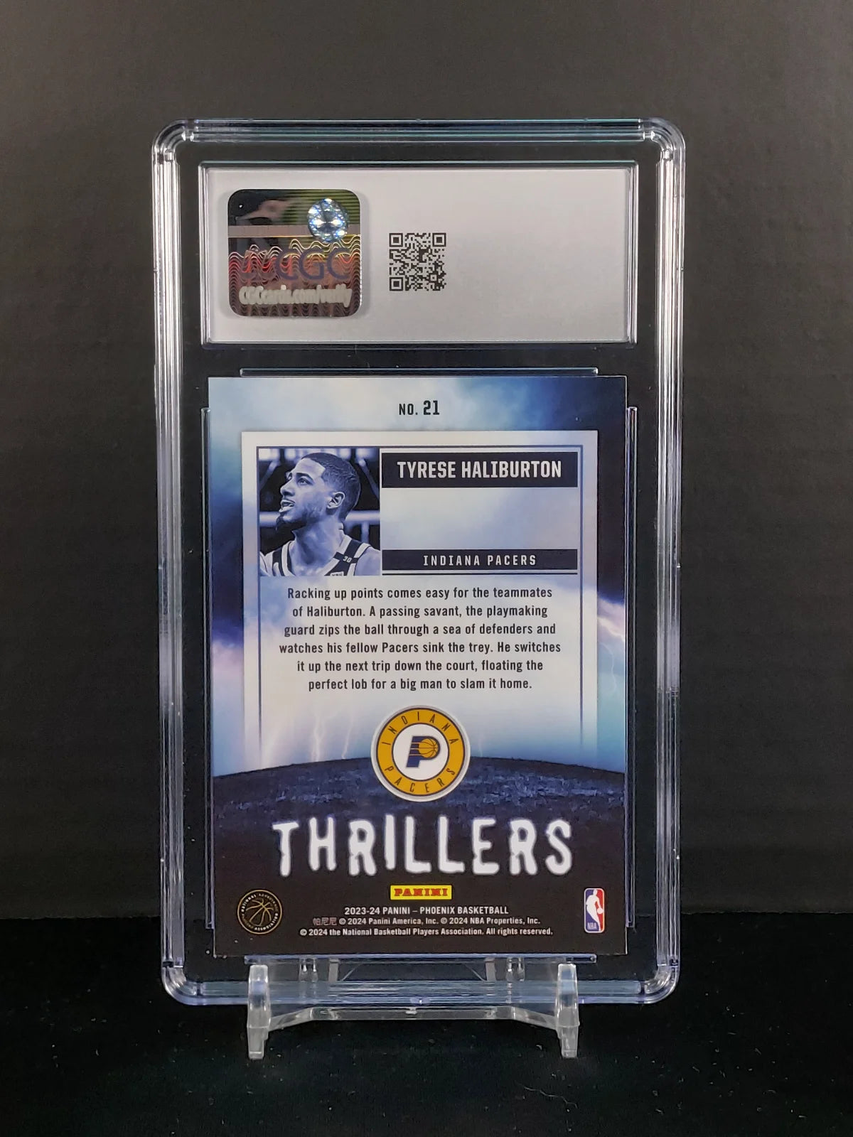 TYRESE HALIBURTON #21 - 2023-24 Panini Phoenix Thrillers Silver