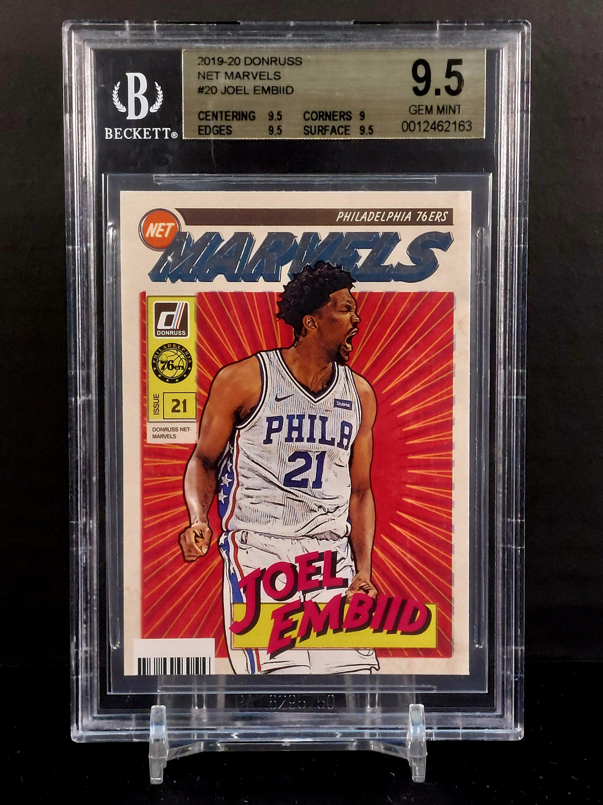 JOEL EMBIID #20 - 2019-20 Donruss Net Marvels