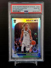NICOLAS CLAXTON #241 - 2019-20 Hoops Premium Stock Sulver Prizm