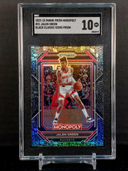 JALEN GREEN (SP) #31 - 2022-23 Panini Prizm Monopoly, Black Classic Icons Prizm